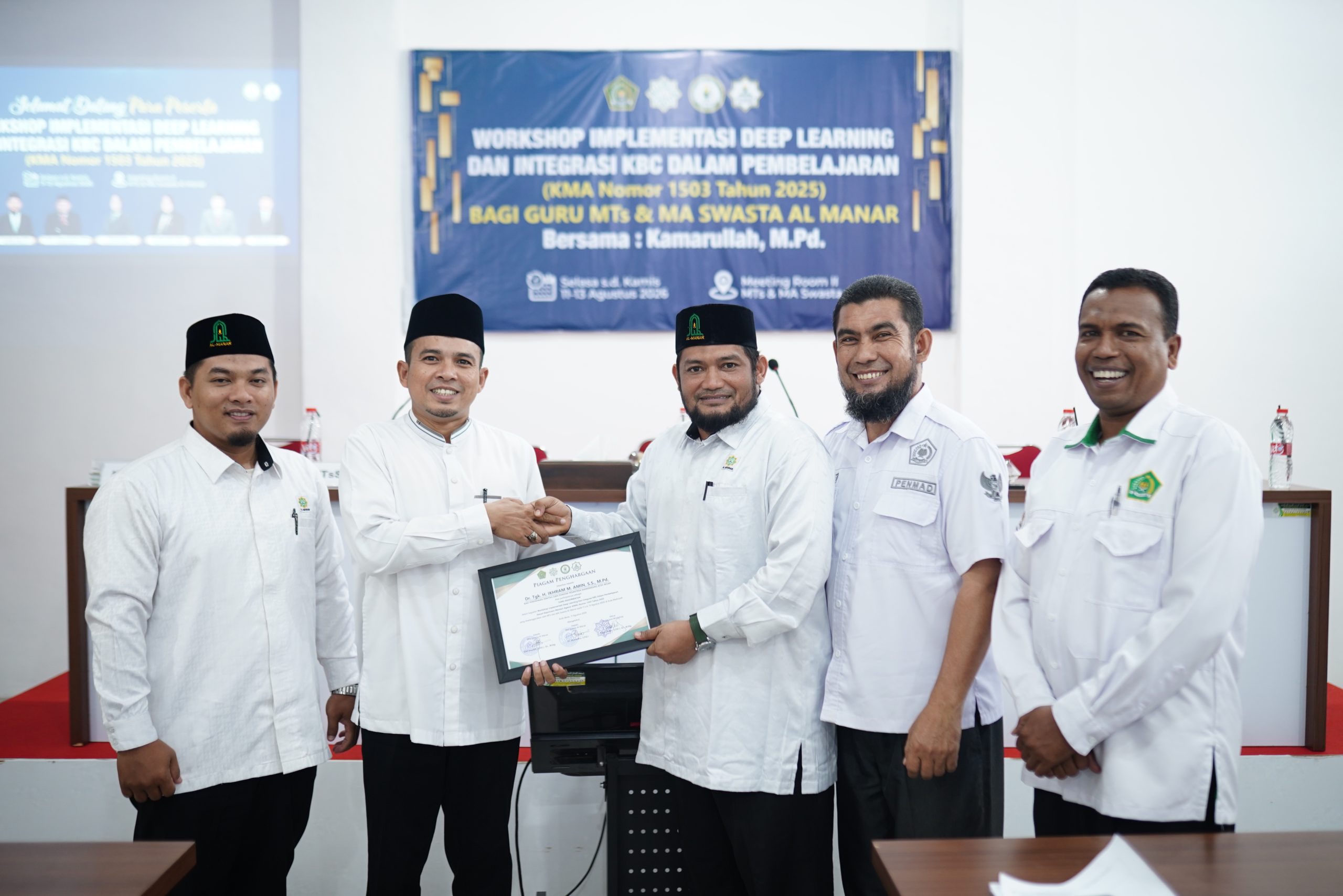 MTsS Al-Manar Gelar Workshop Implementasi Deep Learning dan Kurikulum Berbasis Cinta Berlandaskan KMA 1503 Tahun 2025